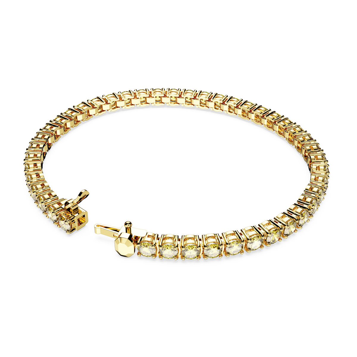 Swarovski Jewelry Bracelet Matrix, Yellow, Gold XL